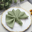 5 Pack Polyester 17"x17" Napkins Dusty Sage Green - Durable & Wrinkle Resistant Dinner Napkins