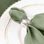 5 Pack Polyester 17"x17" Napkins Dusty Sage Green - Durable & Wrinkle Resistant Dinner Napkins