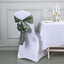 5 Pack Satin Chair Sashes Dusty Sage Green - Durable Chair Bows with Shiny Finish 6"x106"