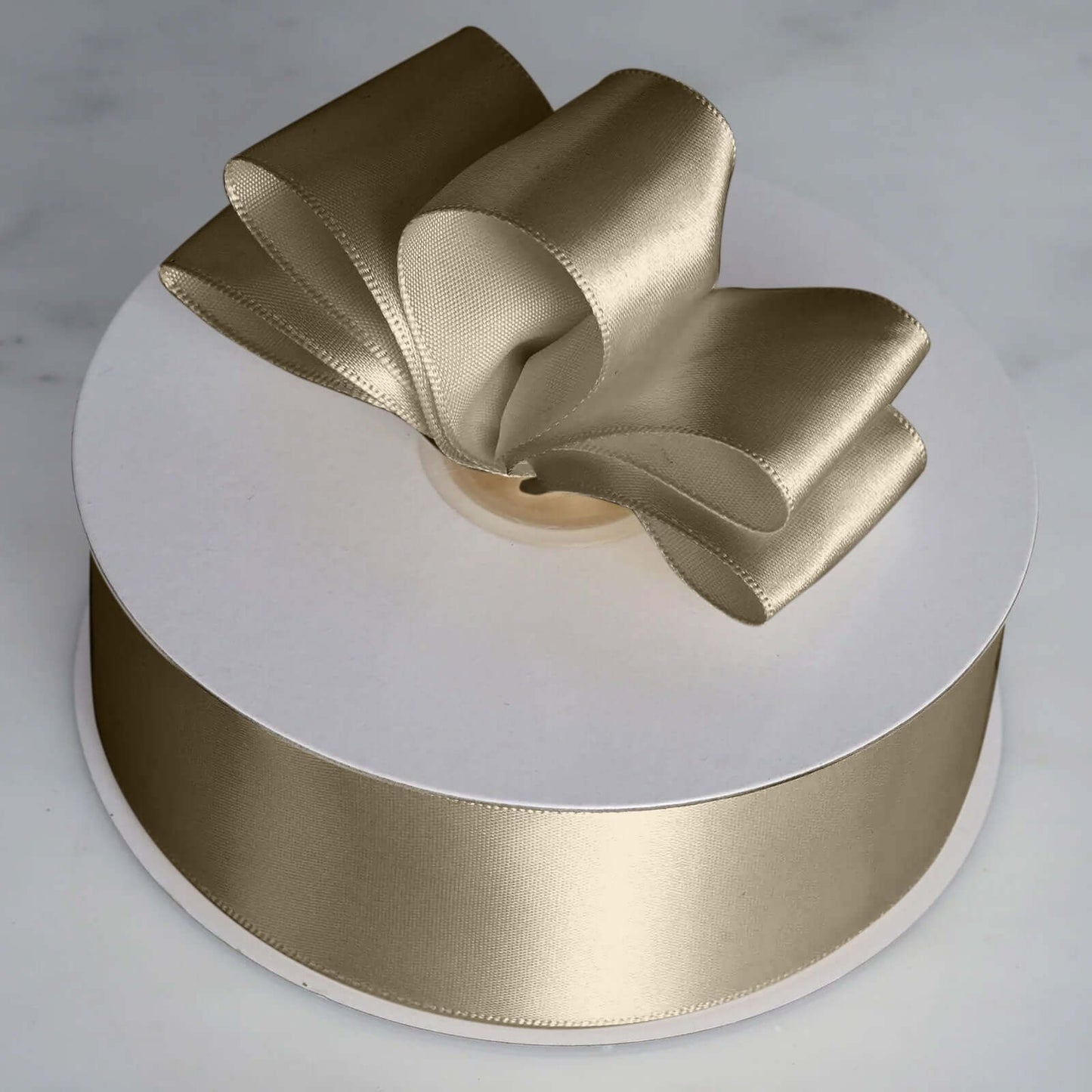 50 Yards 1.5" Dusty Sage Green Single Face Decorative Satin Ribbon