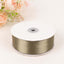 50 Yards 1.5" Dusty Sage Green Single Face Decorative Satin Ribbon