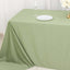 Scuba Rectangular 90"x132" Tablecloth Dusty Sage Green - Wrinkle Free, Stain Resistant & Seamless Table Cover