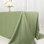 Scuba Rectangular 90"x132" Tablecloth Dusty Sage Green - Wrinkle Free, Stain Resistant & Seamless Table Cover