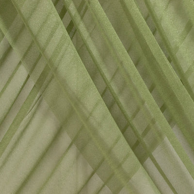 Dusty Sage Green Sheer Backdrop Drape â€“ 5ftx32ft Wedding Arch & Ceiling Decor Panel Wrinkle Free with Soft Shimmer