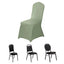 Spandex Chair Cover for Banquet Chairs Dusty Sage Green - Stretch 160GSM Fabric with Slip-On Slipcover