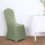 Spandex Chair Cover for Banquet Chairs Dusty Sage Green - Stretch 160GSM Fabric with Slip-On Slipcover