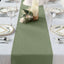 Polyester 12"x108" Table Runner Dusty Sage Green - Durable & Wrinkle-Resistant Table Decor