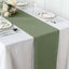 Polyester 12"x108" Table Runner Dusty Sage Green - Durable & Wrinkle-Resistant Table Decor