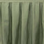 Polyester 21ft Table Skirt Dusty Sage Green - Classic Pleated Design