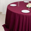 Scuba Round 132" Tablecloth Burgundy - Wrinkle Free & Stain Resistant Seamless Table Cover