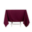 Scuba Square 70"x70" Tablecloth Burgundy - Wrinkle Free & Stain Resistant Table Cover