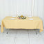 Premium Polyester 60"x102" Rectangle Tablecloth Champagne - Durable 220GSM Wrinkle-Resistant Table Cover