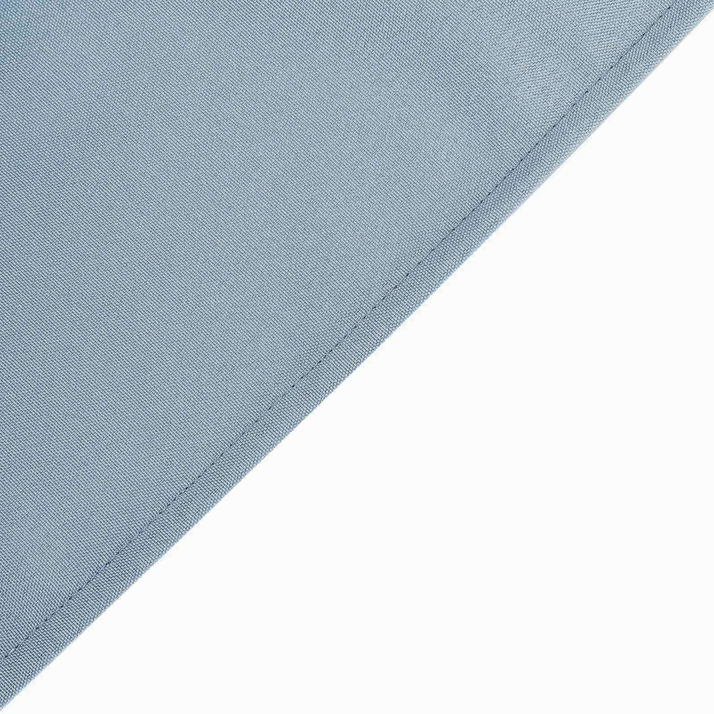 Fitted Polyester 72"x30" Rectangle Tablecloth Dusty Blue - Durable Table Cover