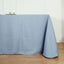 Polyester 90"x156" Rectangle Tablecloth Dusty Blue - Seamless Wrinkle-Resistant Table Cover