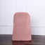 10 Pack Polyester Chair Covers for Folding Chairs Dusty Rose - Wrinkle-Free Stain-Resistant Slip-On Slipcovers
