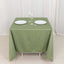 Scuba Square 70"x70" Tablecloth Dusty Sage Green - Wrinkle Free & Stain Resistant Table Cover