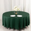 Scuba Round 108" Tablecloth Hunter Emerald Green - Wrinkle Free & Stain Resistant Table Cover