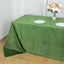 Premium Velvet 90"x132" Rectangle Tablecloth Olive Green - Reusable Soft & Seamless Table Cover