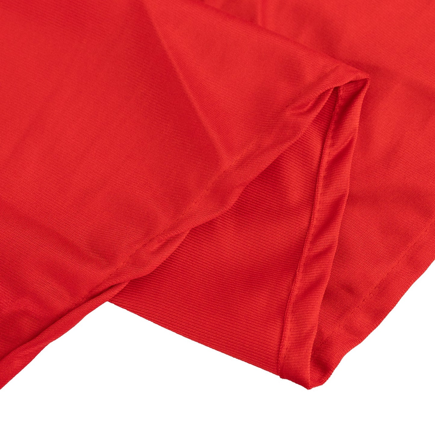 Scuba Round 108" Tablecloth Red - Wrinkle Free & Stain Resistant Table Cover