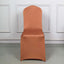 10 Pack Spandex Chair Covers for Banquet Chairs Terracotta (Rust) - Durable Reusable Stretch Slip-On Covers