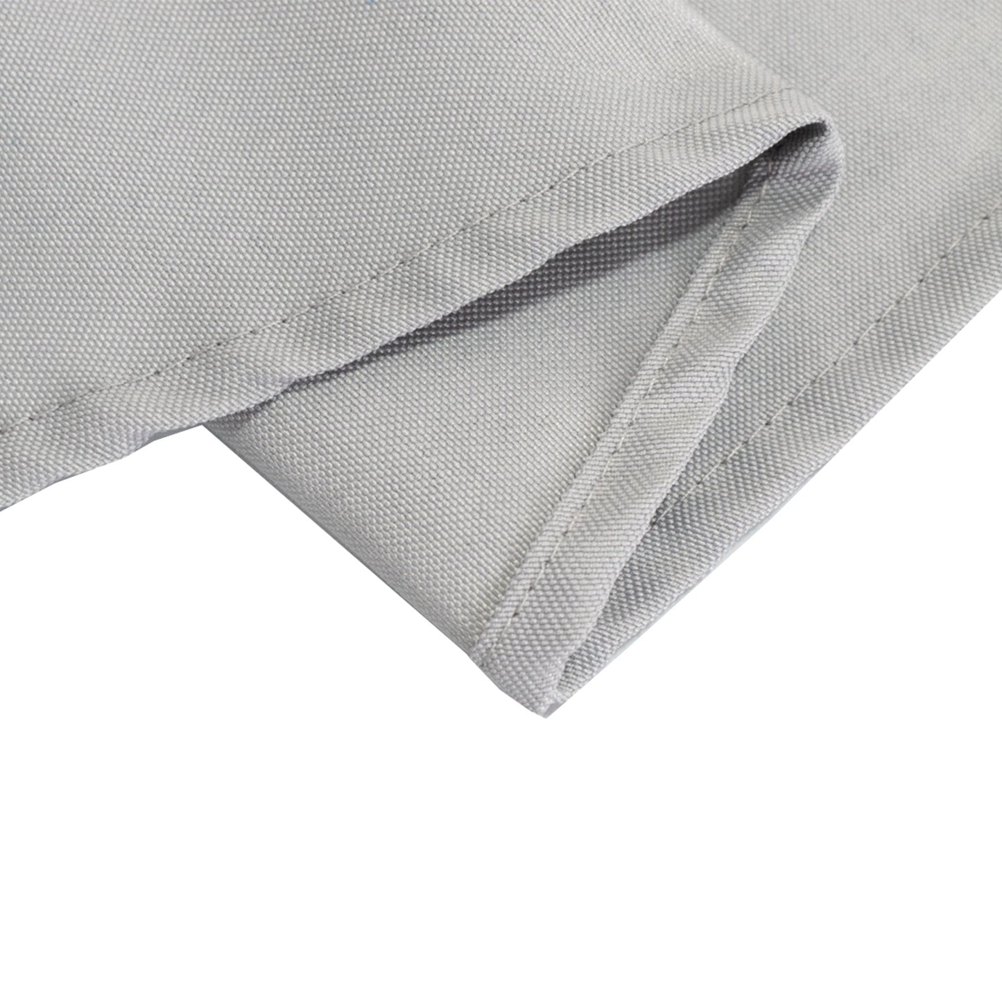 Premium Polyester 108" Round Tablecloth Silver - Wrinkle-Resistant 220GSM Table Cover