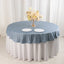 Scuba Round 70" Tablecloth Dusty Blue - Wrinkle Free & Stain Resistant Table Cover