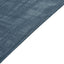 Faux Linen 120" Round Tablecloth Blue - Slubby Texture Wrinkle-Resistant Seamless Table Cover