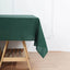 Polyester Square 54"x54" Tablecloth Hunter Emerald Green - Wrinkle-Resistant & Durable Table Cover