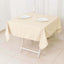 Scuba Square 54"x54" Tablecloth Beige - Wrinkle Free & Stain Resistant Table Cover