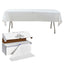 Plastic Table Cover Roll White with Slide Cutter - Customizable Disposable Tablecloth Roll 54"x300ft