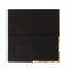50-Pack Paper Beverage Napkins Black with Gold Foil Edge - 2 Ply Disposable Soft 18GSM Cocktail Napkins for Events 5"x5"