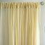 2 Pack Champagne Sheer Chiffon Event Curtain Drapes, Durable Flame Resistant Organza Backdrop Event Panels With Rod Pockets - 10ftx10ft