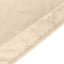 Nude Chiffon Polyester Event Curtain Drapes, Dual Layer Divider Backdrop Curtain Panels with Rod Pockets - 10ftx10ft