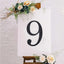 Decorative Rhinestone Number "9" Stickers, Glitter Adhesive Craft Numbers Black DIY Sparkle Embellishments 8"