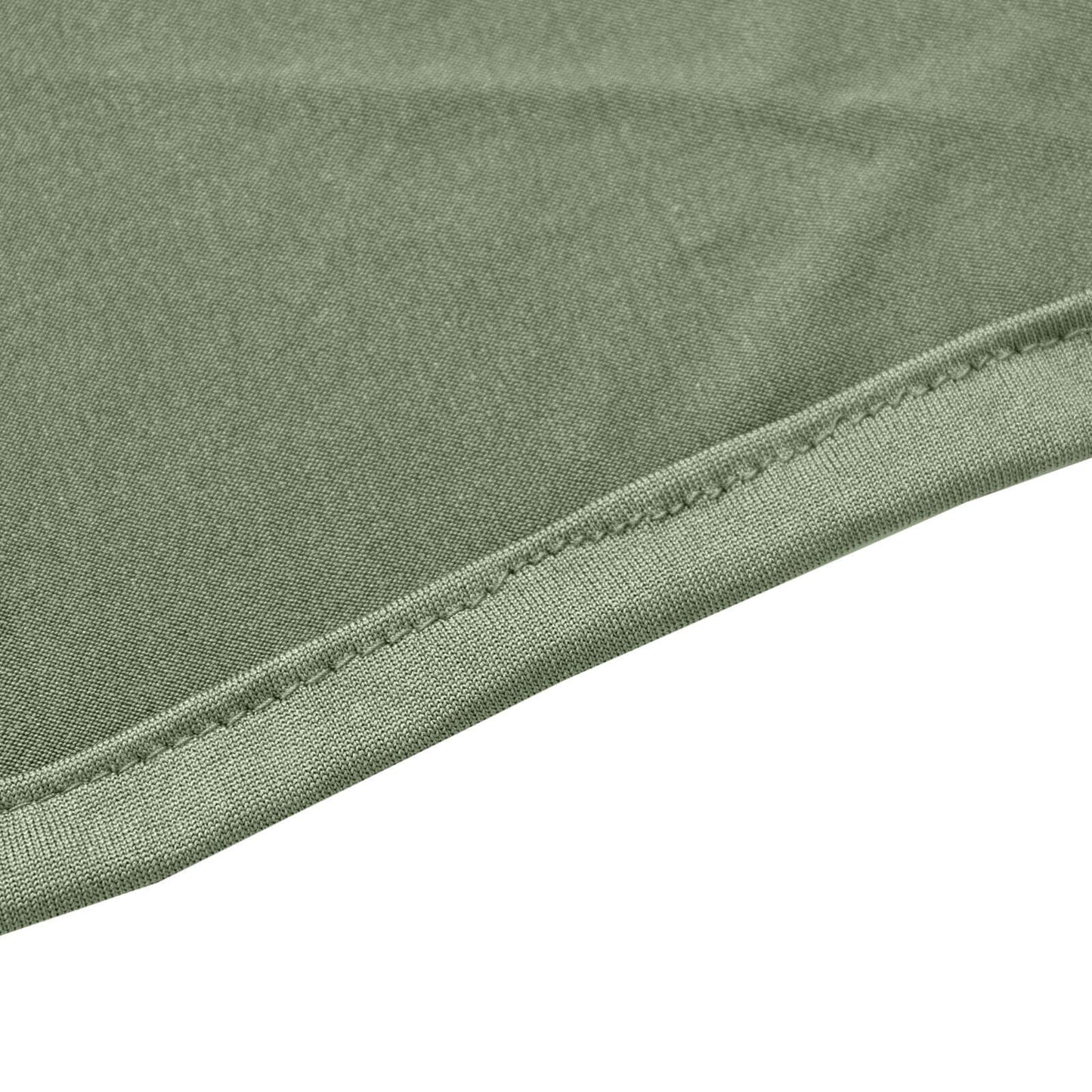 Set of 3 Matte Dusty Sage Green Spandex Fitted Chiara Backdrop Stand Cover For Round Top Wedding Arch - 5ft, 6ft, 7ft
