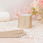 50-Pack Paper Napkin Rings Beige Glitter - Stylish Disposable Napkin Holders 1.5"