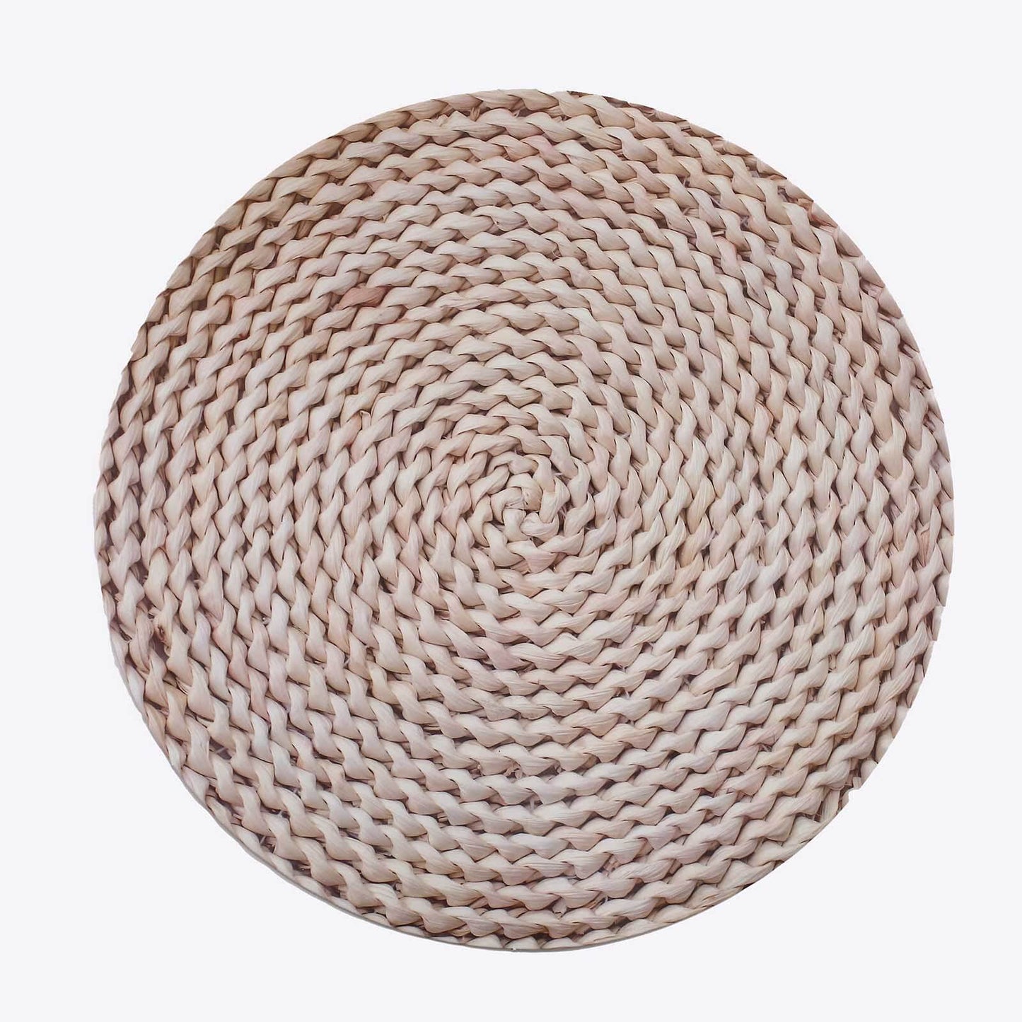 6-Pack Disposable Table Placemats in Wheat with Woven Rattan Print - 700GSM Cardboard Placemats for Rustic Themes & Outdoor Events 13"