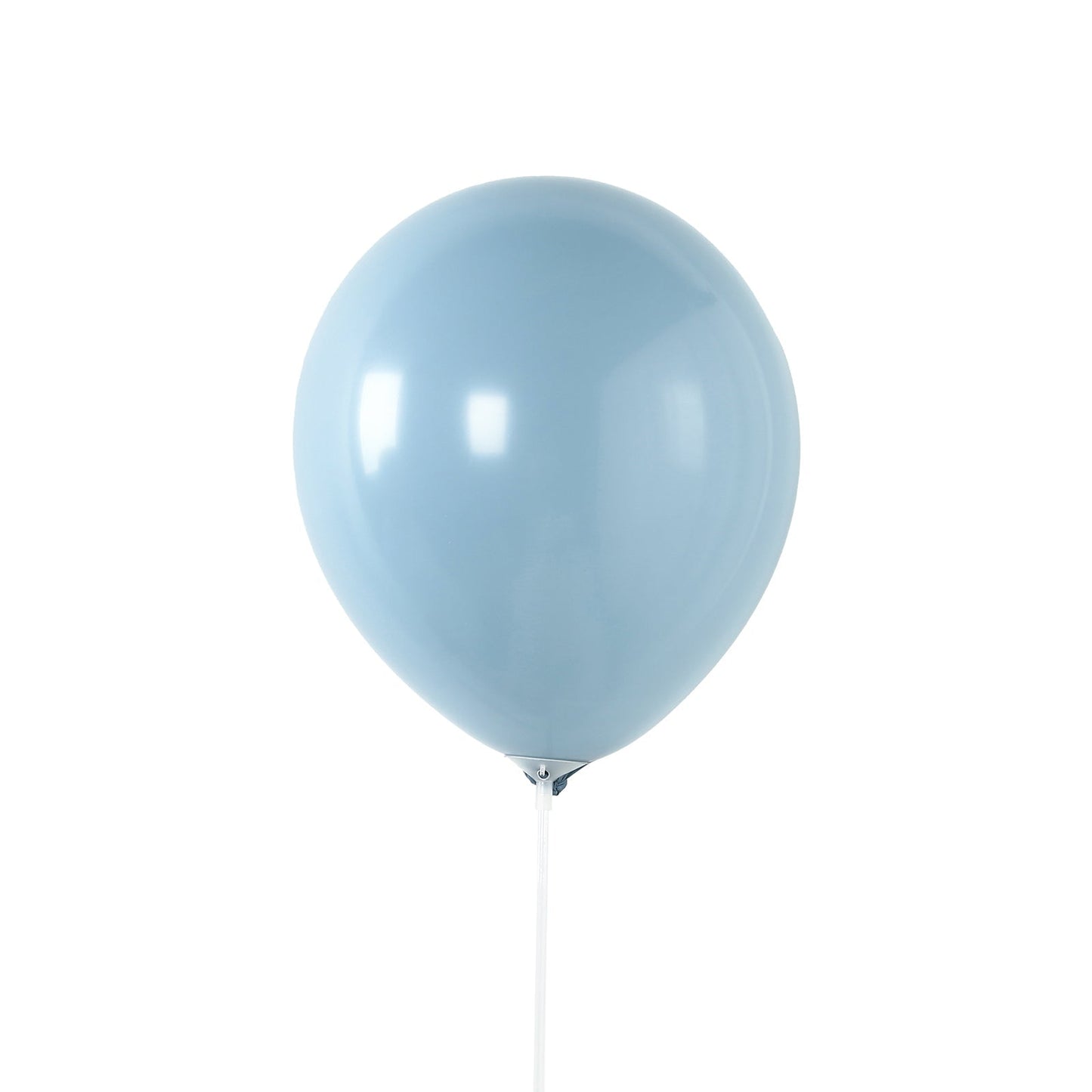 50 Pack Matte Pastel Dusty Blue Biodegradable Balloons 12", Round Eco-friendly Thick Latex Party Balloons