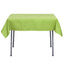 Polyester Square 54"x54" Tablecloth Apple Green - Wrinkle-Resistant & Durable Table Cover