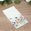 50-Pack Paper Dinner Napkins Wildflower Butterfly Design 2 Ply - Soft Disposable Napkins for Parties 8"x4"