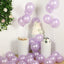 50 Pack Lavender Lilac Biodegradable Balloons, 12" Thickened Extra Strong Eco-friendly Latex Helium Party Balloons