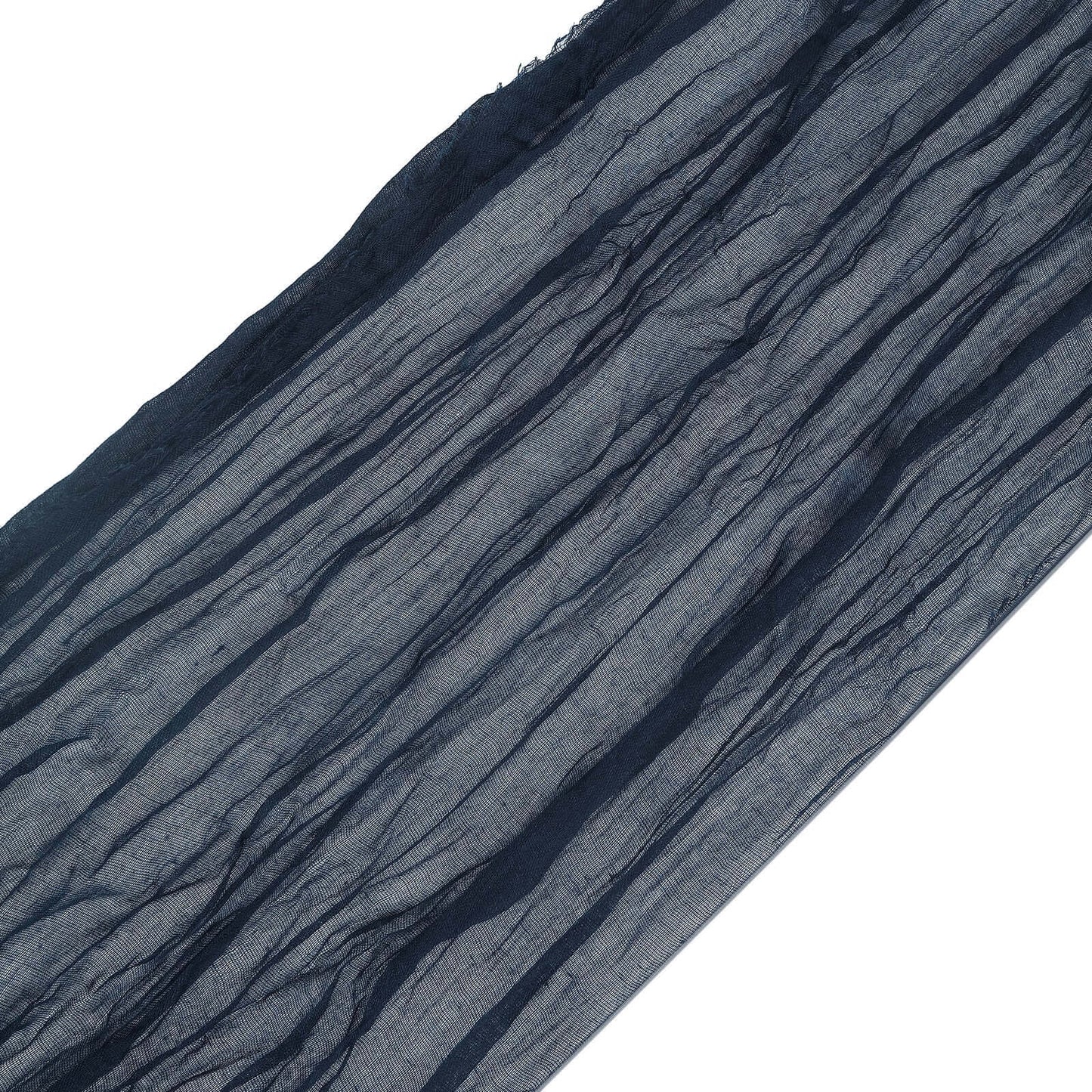 5 Pack Cheesecloth Gauze 16"x88" Chair Sashes Navy Blue - Boho Chair Decorations