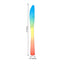 24 Pack - 8" Rainbow Ombre Design Heavy Duty Plastic Knives