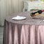 Premium Velvet 120" Round Tablecloth Mauve - Reusable Soft & Seamless Table Cover