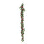 6ft 20 Burgundy Artificial Silk Roses Flower Garland, Hanging Vine