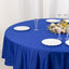 Scuba Round 90" Tablecloth Royal Blue - Wrinkle Free & Stain Resistant Table Cover