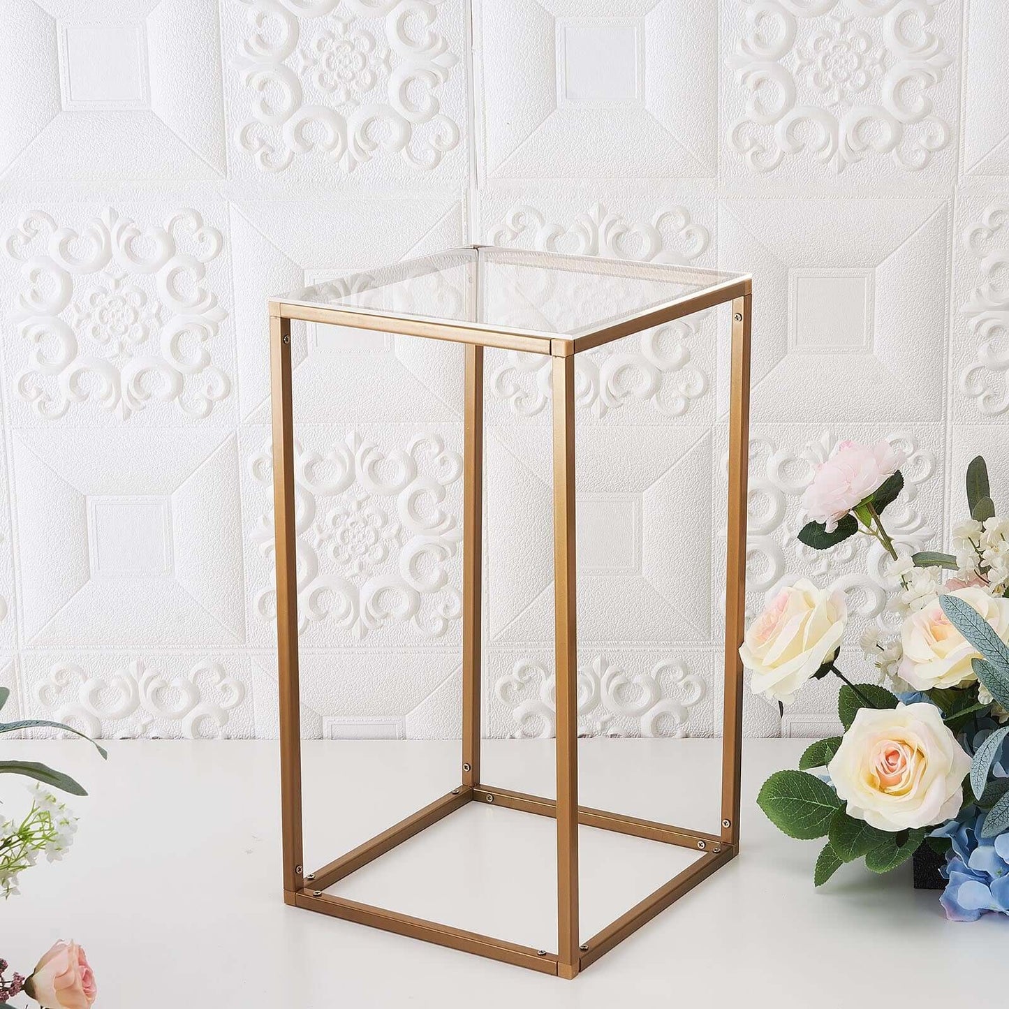 2-Pack Acrylic Plexiglass Sheets Top Plates Clear Square - Protective Film Coating 9" 3mm Thick