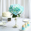 5 Bushes Baby Blue Artificial Silk Hydrangea Flower Bouquets