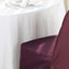 Polyester Slip On Banquet Chair Covers Burgundy - Stain-Resistant Reusable Durable Fabric