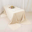 Scuba Rectangular 90"x156" Tablecloth Beige - Wrinkle Free, Stain Resistant & Seamless Table Cover